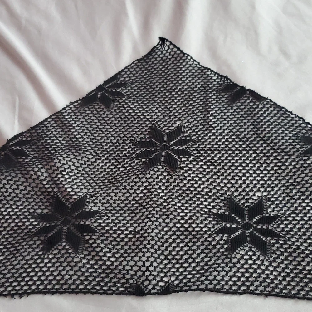 Hair Wrap Bandanas, Black And Purple/Maroon
